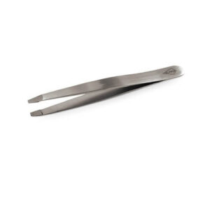 Pinzetta acciaio inox con punta retta