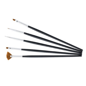 Set Pennelli Nail Art - 5 pz